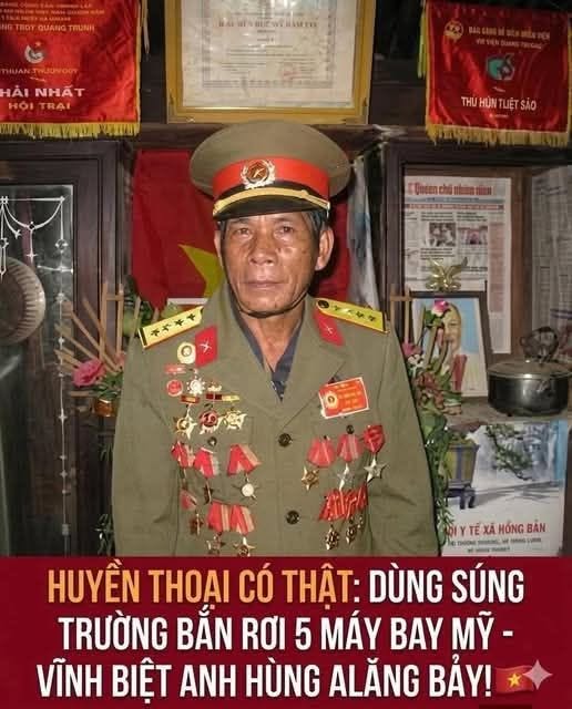 Hơn 90 trận đánh – Bắn rơi 5 máy bay Mỹ bằng súng trường – Sở hữu bộ huân, huy chương cao quý bậc nhất.