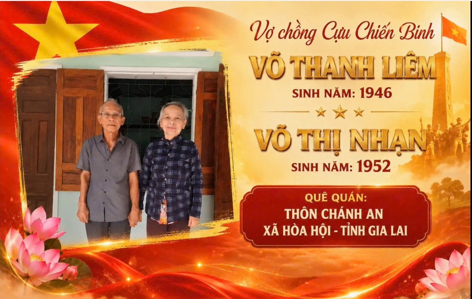 Cựu chiến binh Võ Thanh Liêm