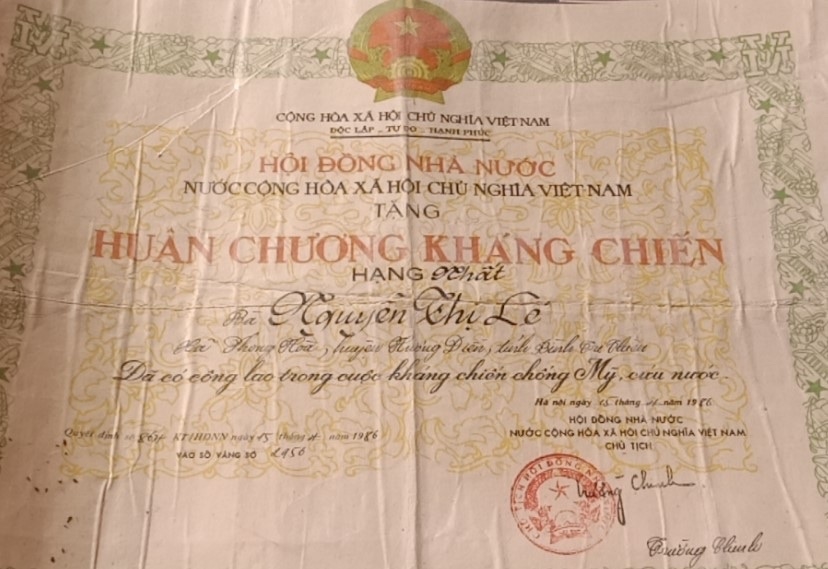 Bà mẹ Việt Nam anh hùng và ký ức về hai người con liệt sĩ - Mẹ VNAH Nguyễn Thị Lé