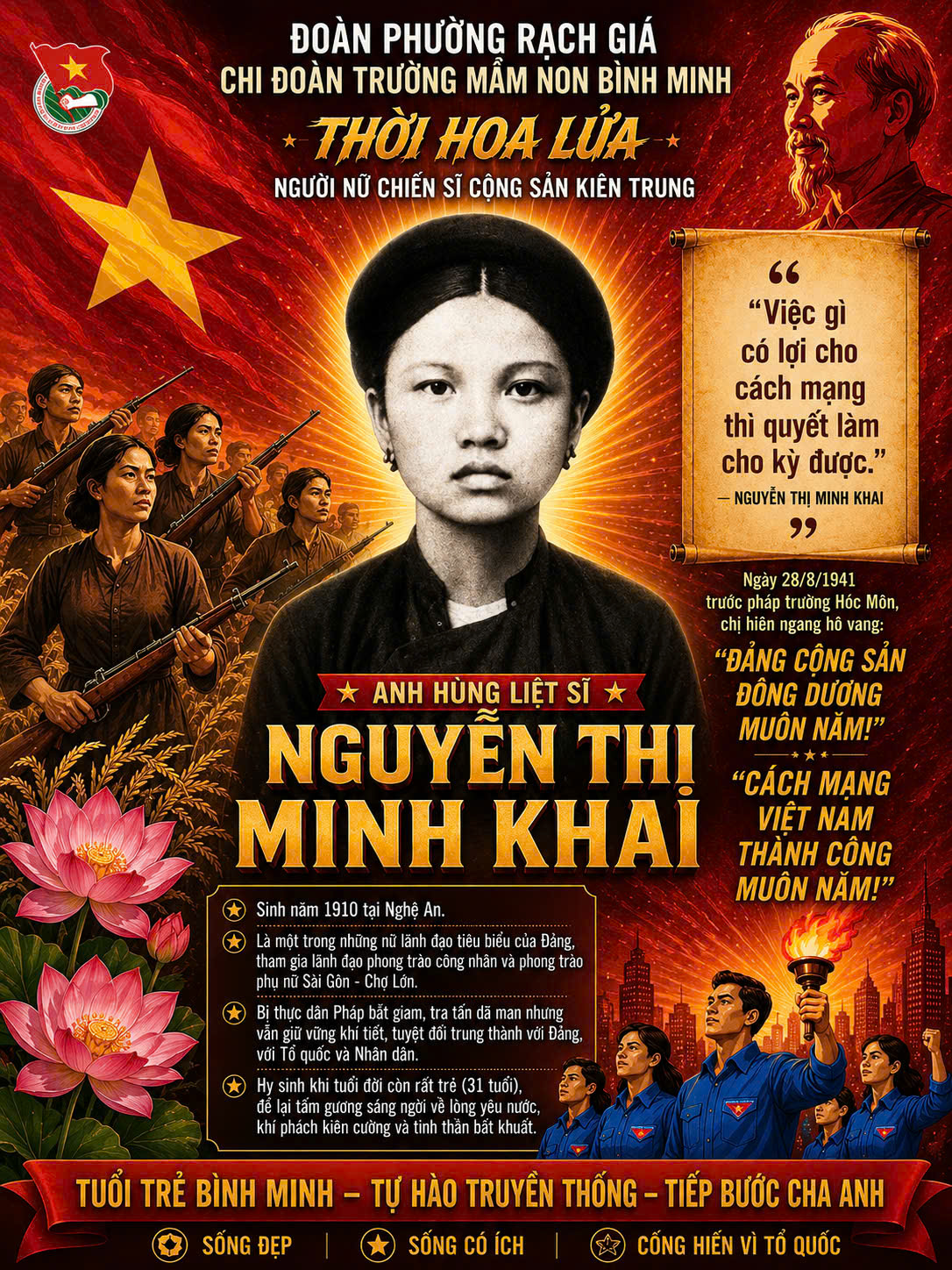 NGUYỄN THỊ MINH KHAI – NGỌN LỬA ĐỎ KHÔNG BAO GIỜ TẮT