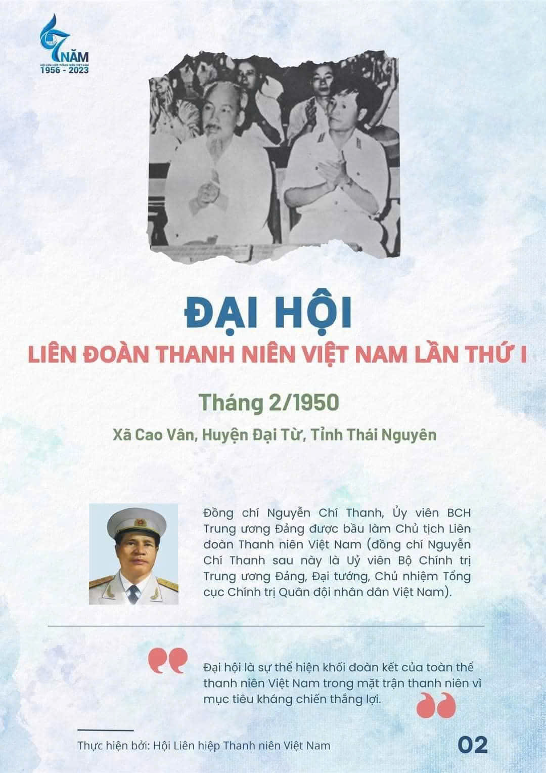 67 NĂM NGÀY NGÀY TRUYỀN THỐNG HỘI LIÊN HIỆP THANH NIÊN VIỆT NAM