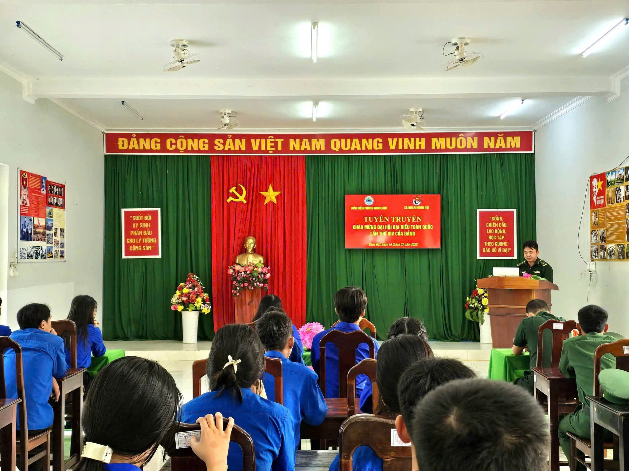 XÃ ĐOÀN NHƠN HỘI TUYEN TRUYỀN ĐÂỊ HỘI ĐẠI BIỂU LẦN THỨ XIV CỦA ĐẢNG