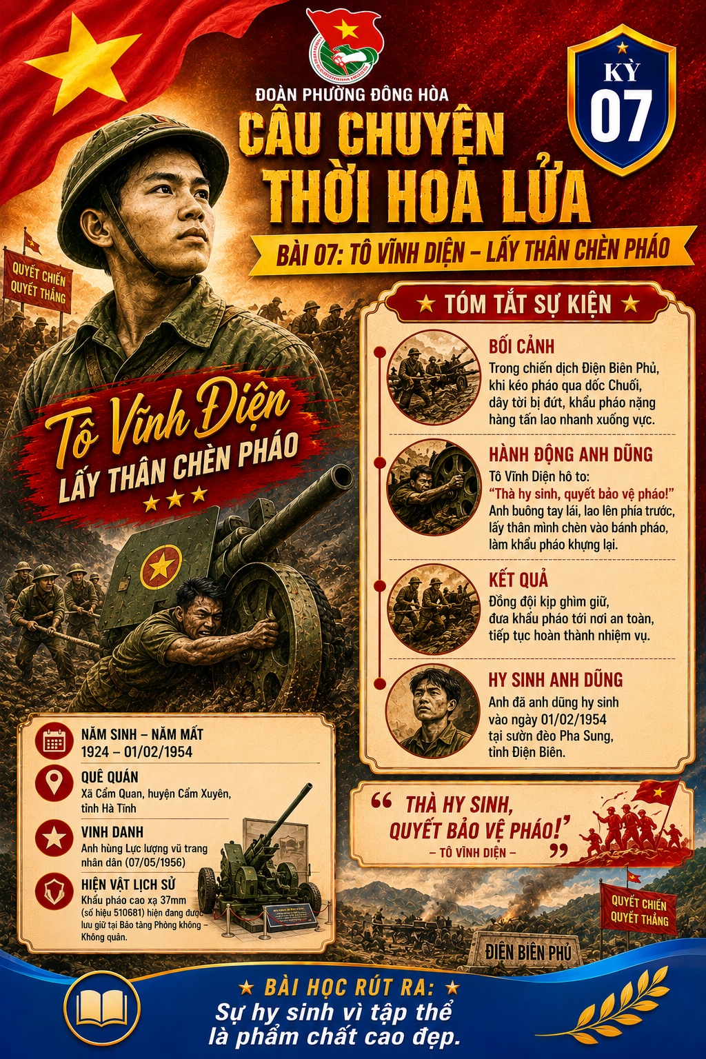 TÔ VĨNH DIỆN – LẤY THÂN CHÈN PHÁO