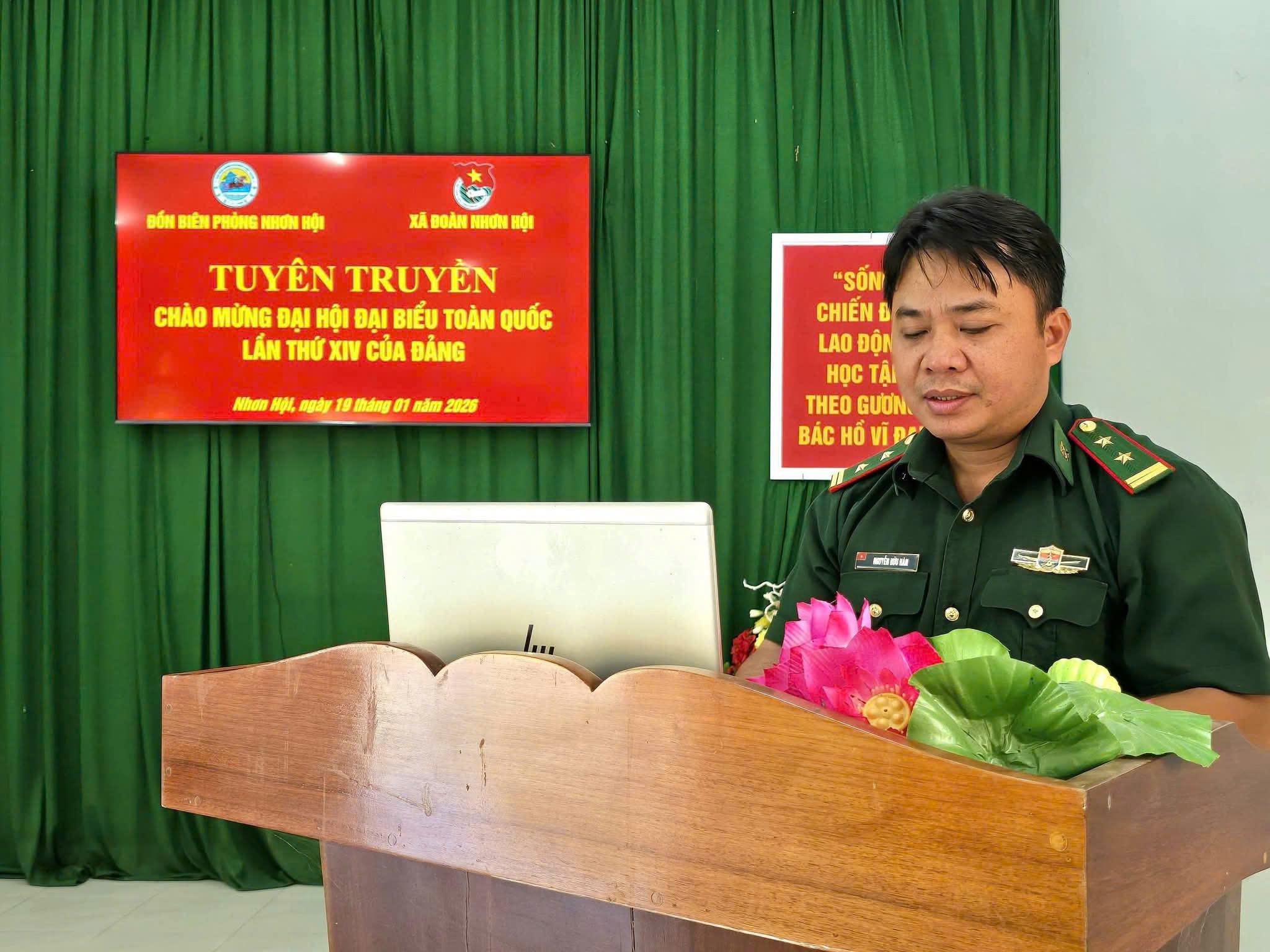 XÃ ĐOÀN NHƠN HỘI TUYEN TRUYỀN ĐÂỊ HỘI ĐẠI BIỂU LẦN THỨ XIV CỦA ĐẢNG