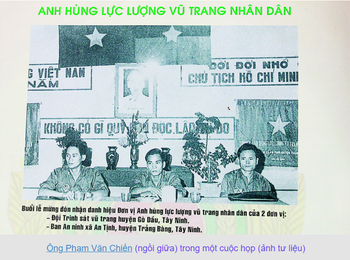 CUỘC ĐỜI ANH HÙNG LỰC LƯỢNG VŨ TRANG NHÂN DÂN ĐỒNG CHÍ PHẠM VĂN CHIẾN
