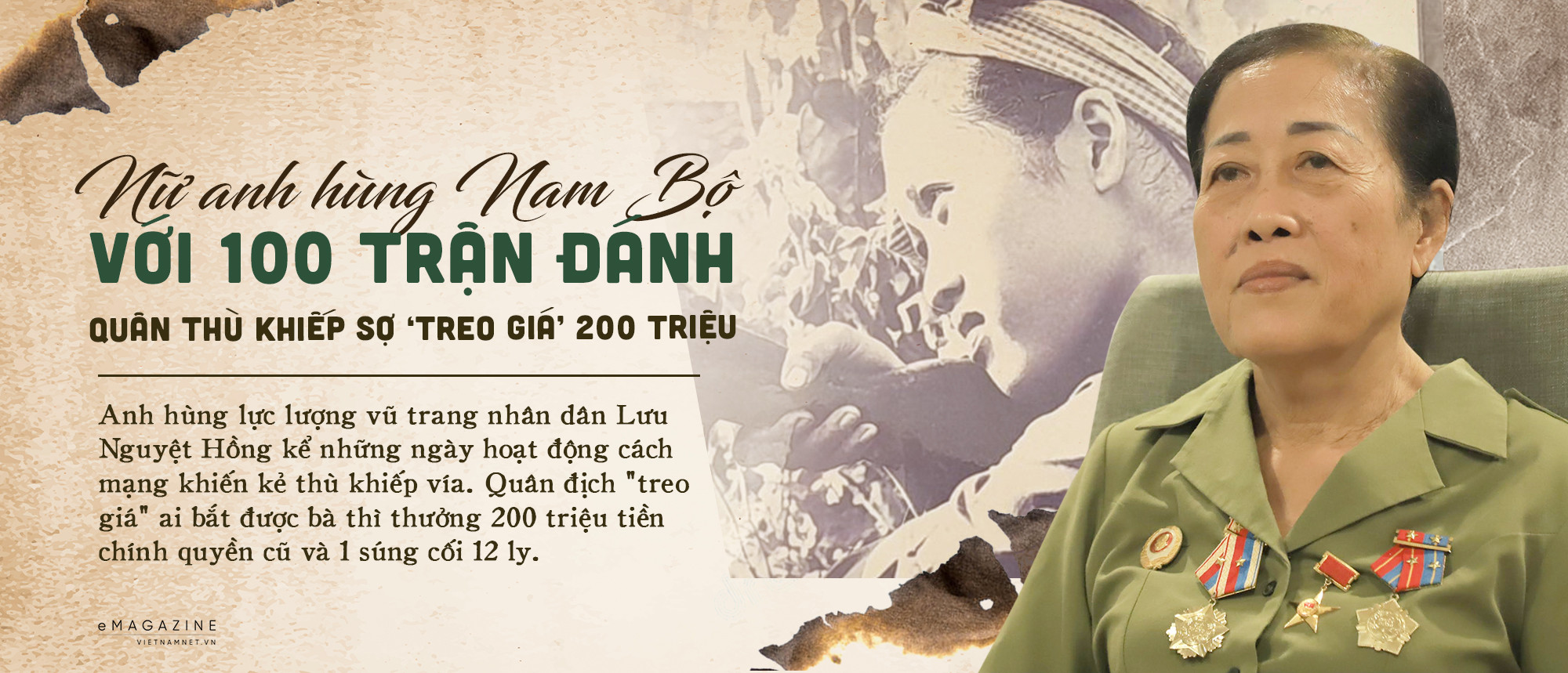Nữ anh hùng Nam bộ với 100 trận đánh quân thù khiếp sợ "treo giá" 200 triệu - Anh hùng LLVT Lưu Nguyệt Hồng