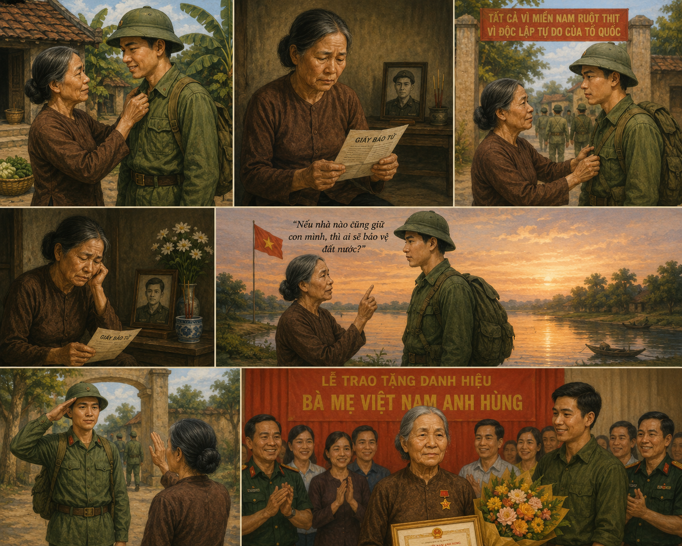Người Mẹ Bên Bến Sông 