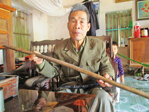 Quê hương của chiếc gậy Trường Sơn