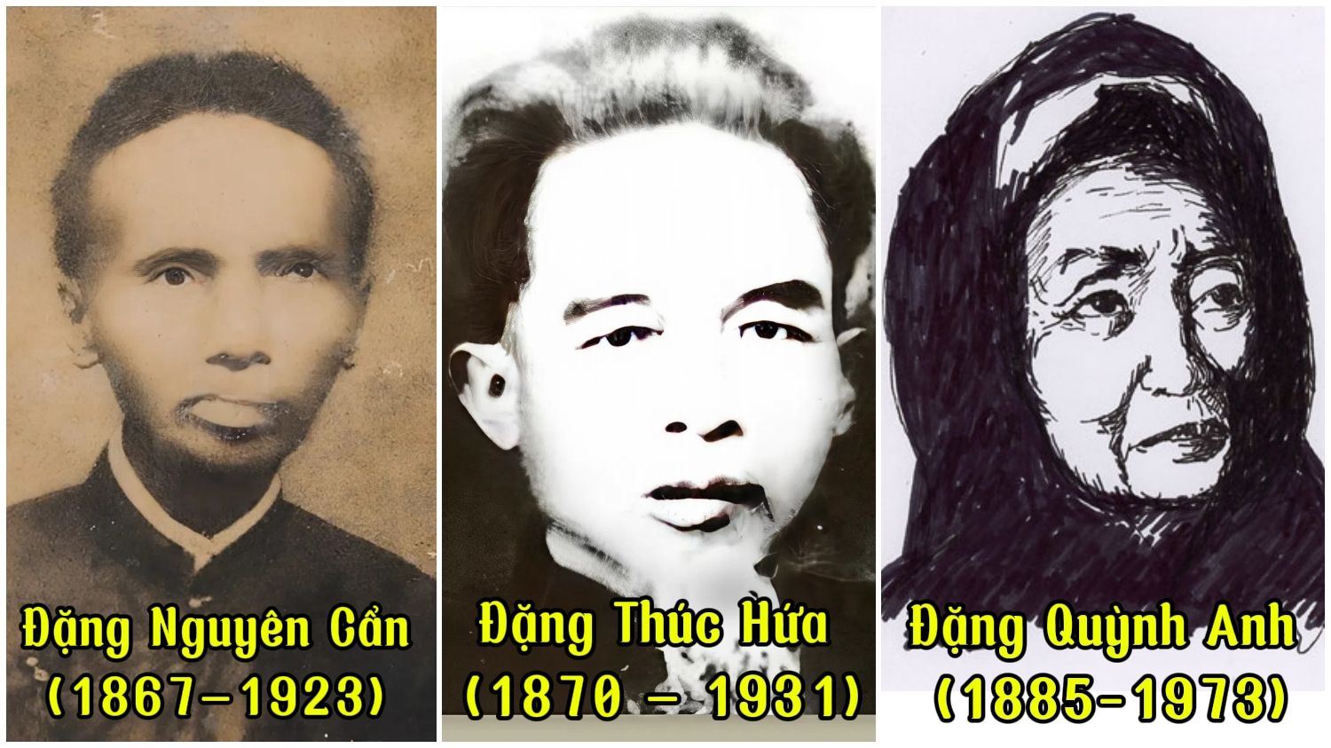 3 ANH EM RUỘT LÀ NHỮNG NHÀ HOẠT ĐỘNG CÁCH MẠNG NỔI TIẾNG