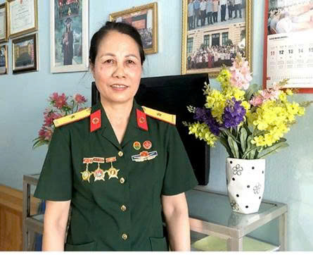 Nữ bệnh binh gương mẫu 