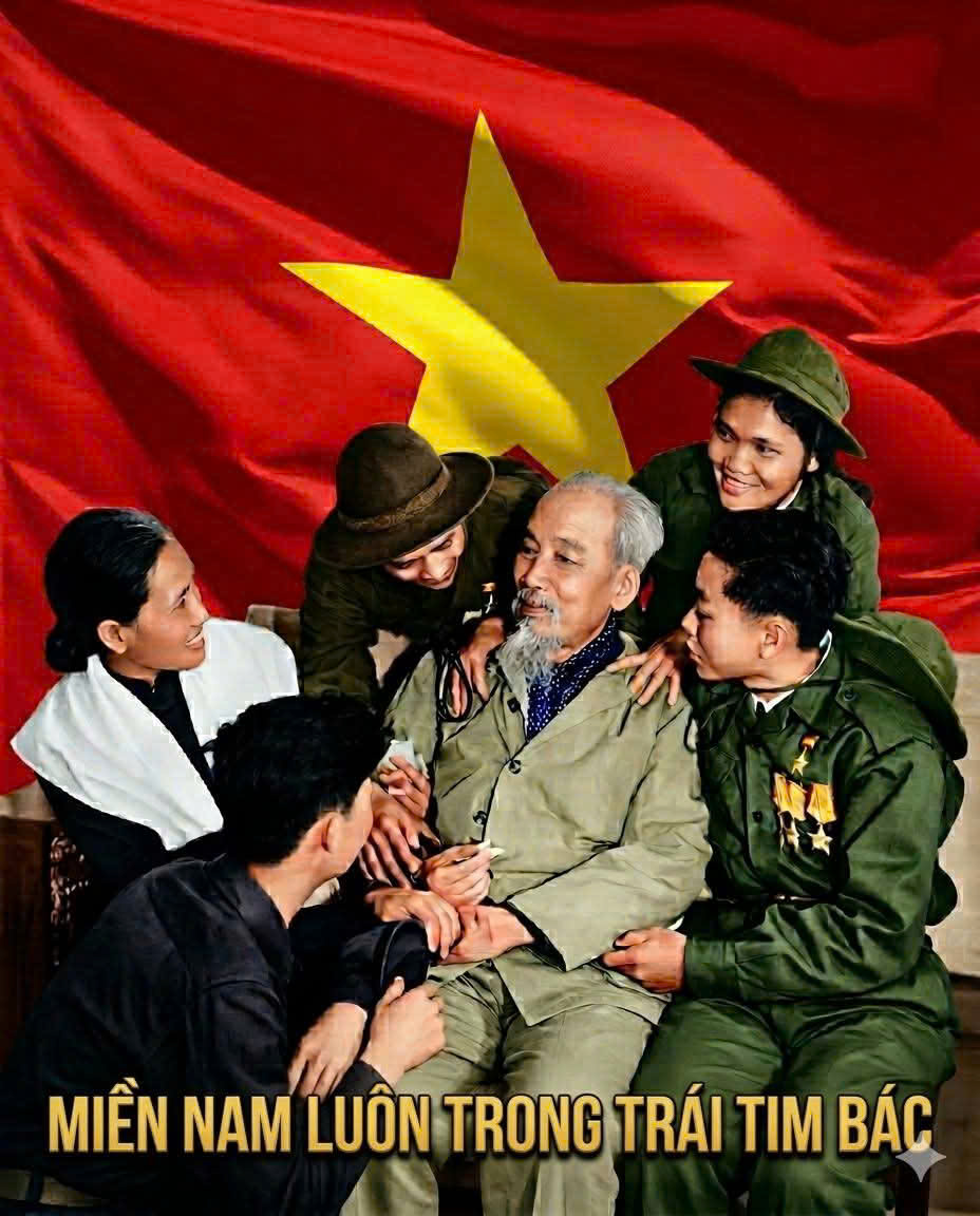 MIỀN NAM LUÔN TRONG TRÁI TIM BÁC