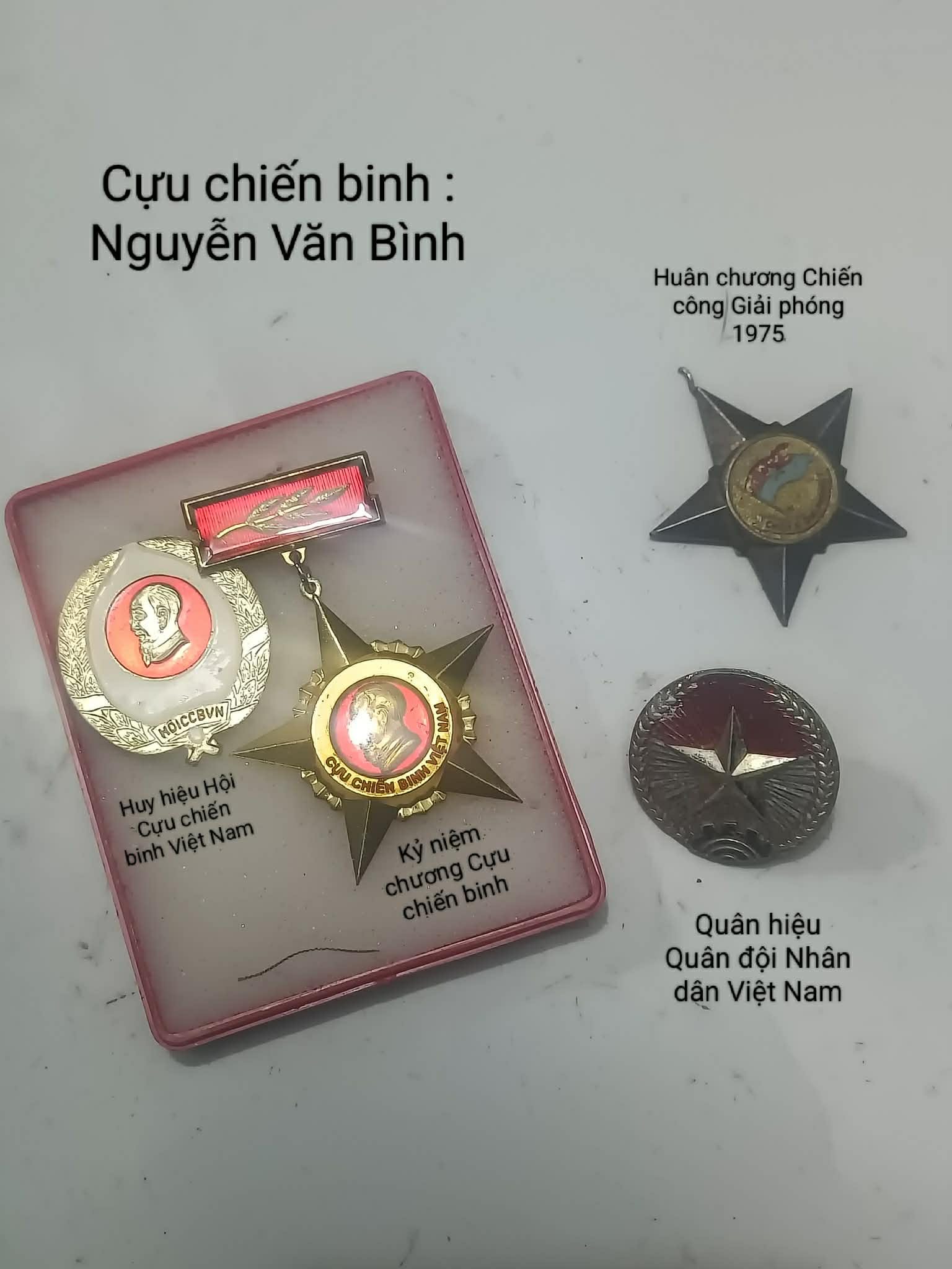 Huy Chương Chiến Công Giải Phóng Của Cựu Chiến Binh Nguyễn Văn Bình