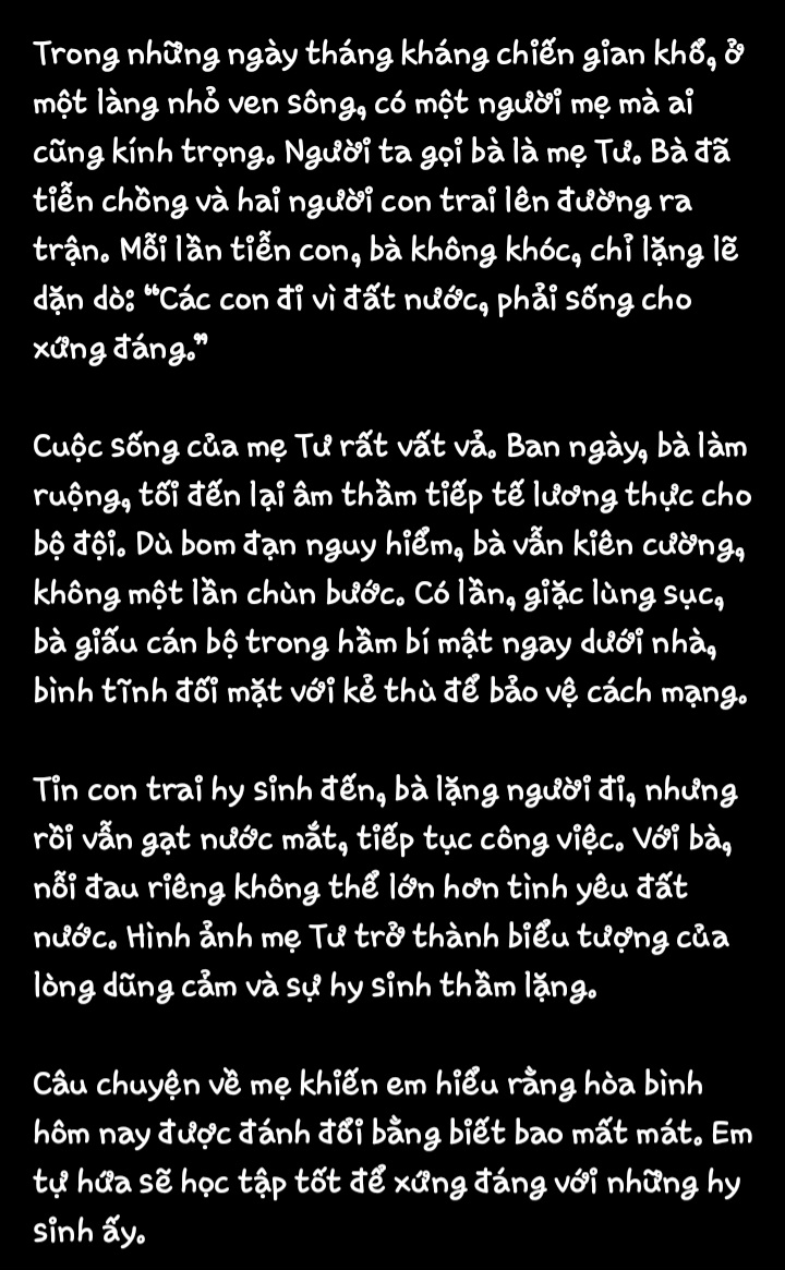 Cuộc đời số phận mẹ Tư