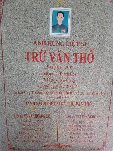 Người anh hùng Trừ Văn Thố Chiến sĩ trinh sát đặc công đơn vị Q.272, Trung đoàn 2 - Sư đoàn 9.