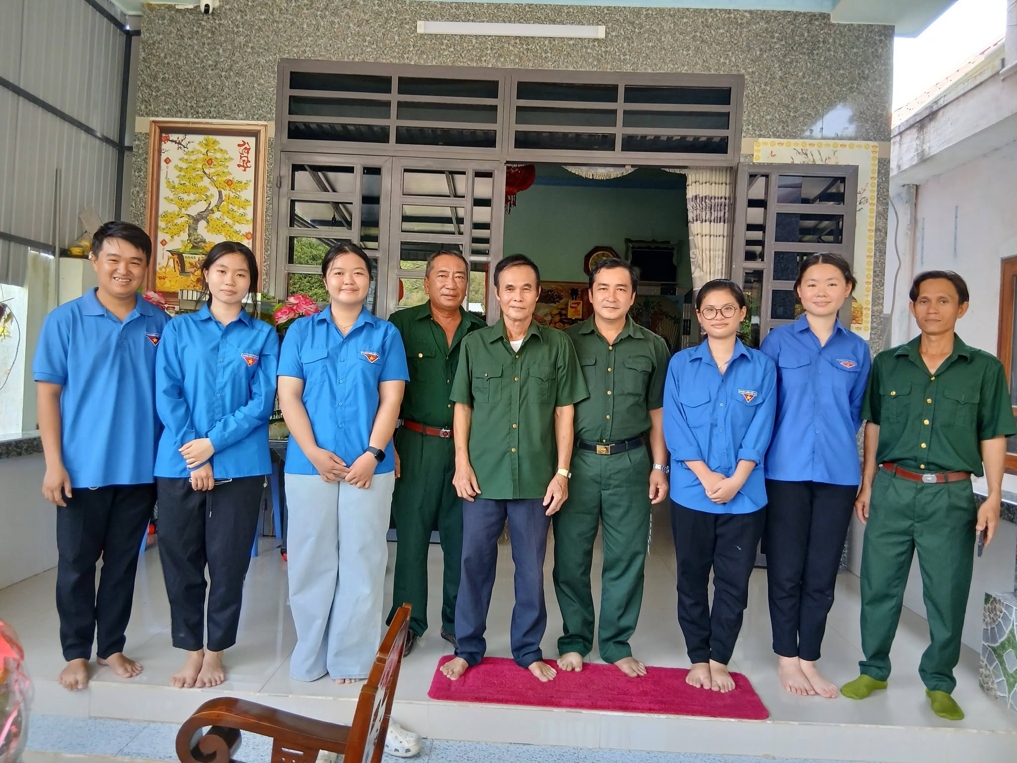 Đồng chí Lê Văn Hòa - Hội viên Hội Cựu Chiến binh xã Long Sơn