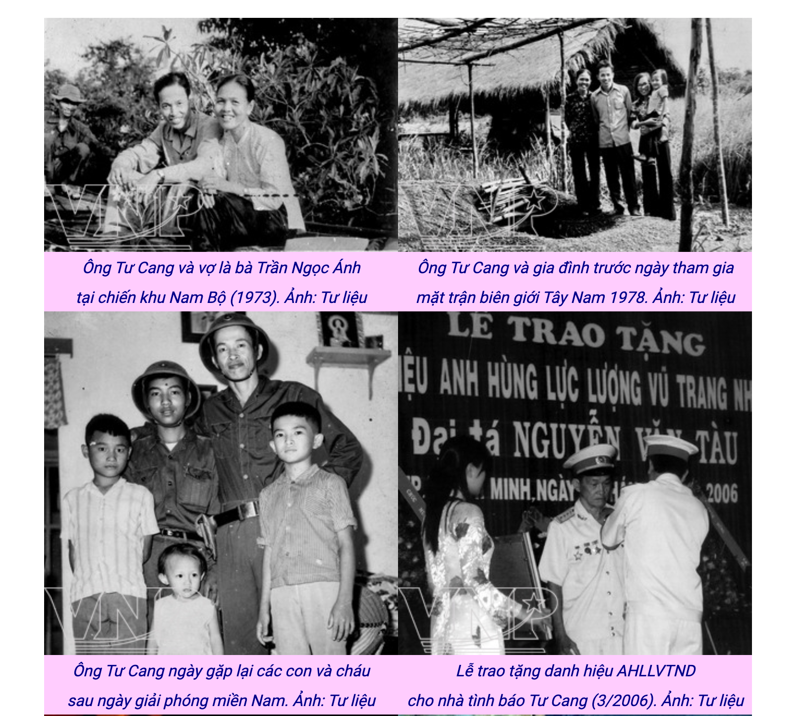 Tư Cang - Người tình báo nhân dân