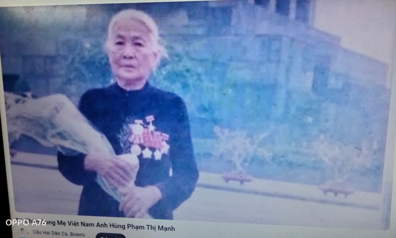 MẸ VIỆT NAM ANH HÙNG PHẠM THỊ MẠNH – TẤM GƯƠNG SÁNG NGỜI CỦA LÒNG YÊU NƯỚC VÀ ĐỨC HY SINH