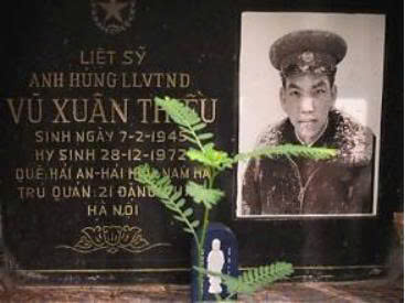 Câu chuyện về liệt sĩ Vũ Xuân Thiều