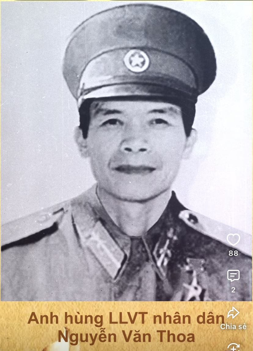 Anh hùng bắn rơi chiếc máy bay cuối cùng Nguyễn Văn Thoa