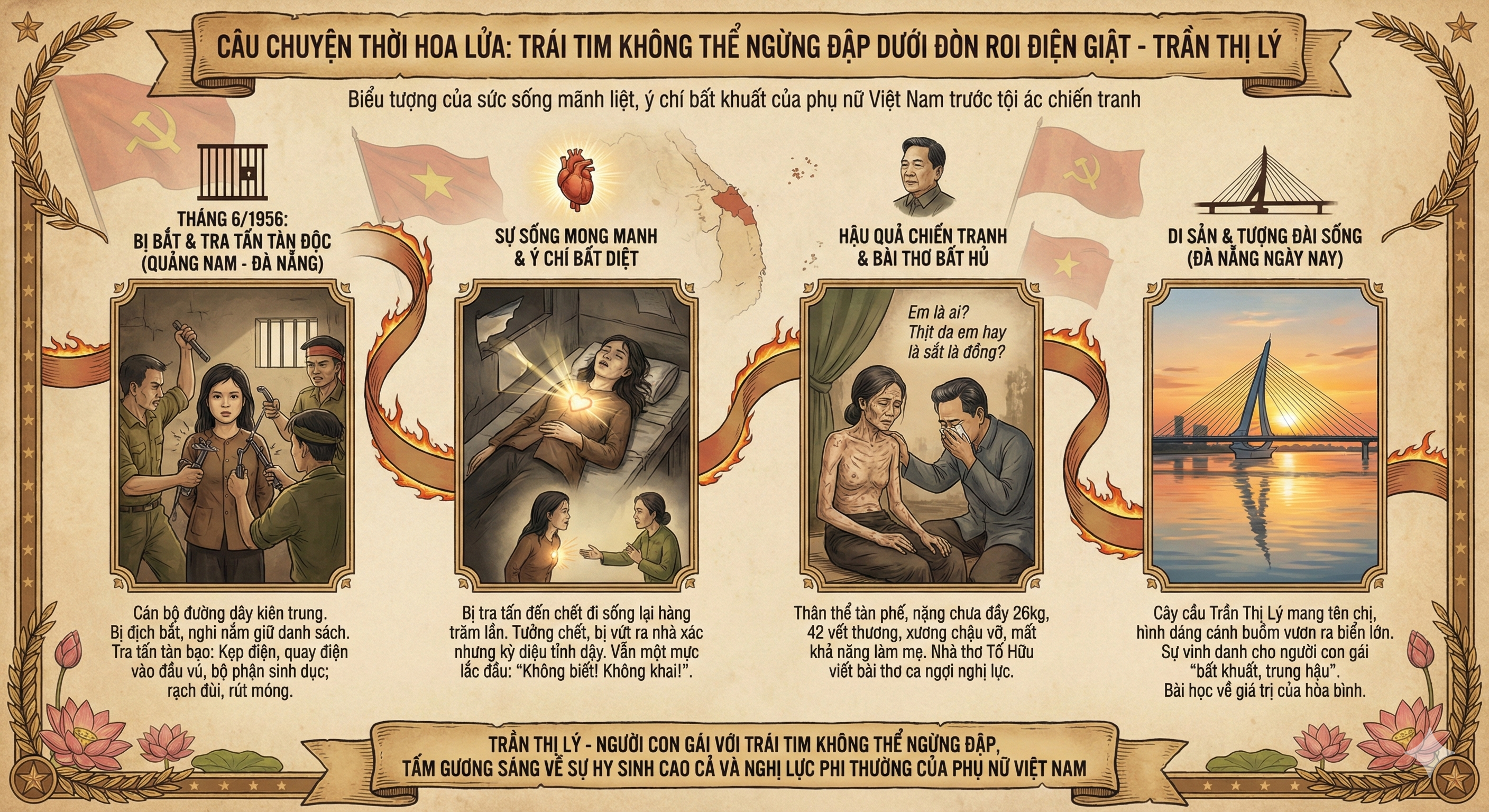 CÂU CHUYỆN THỜI HOA LỬA - Nữ Anh hùng Trần Thị Lý
