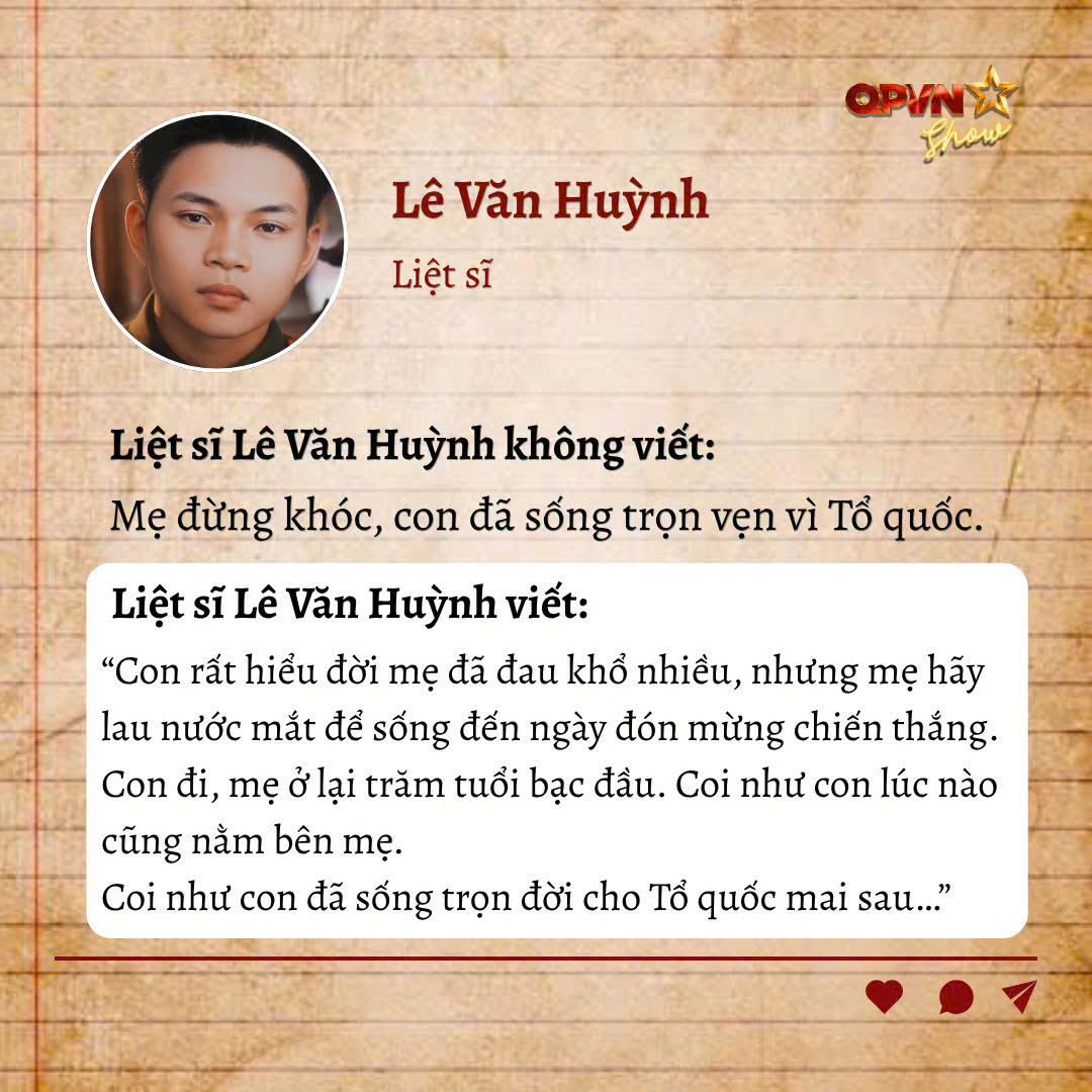 Những lá thư lại trở thành lời từ biệt..