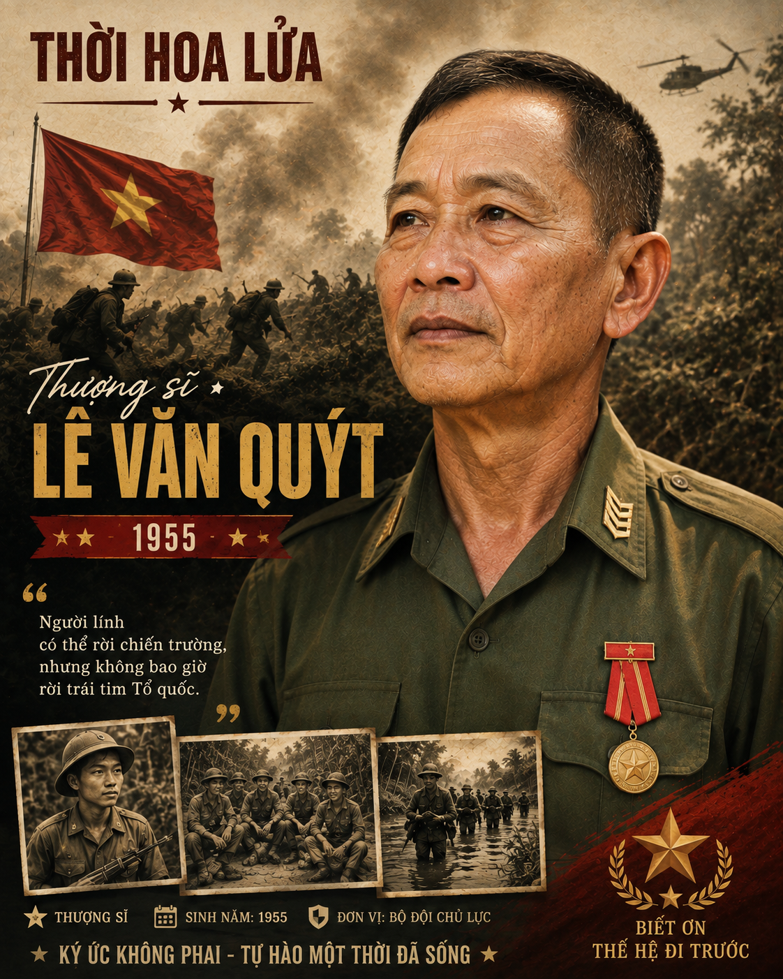 Thời Hoa Lửa Của Thượng Sĩ “Lê Văn Quýt