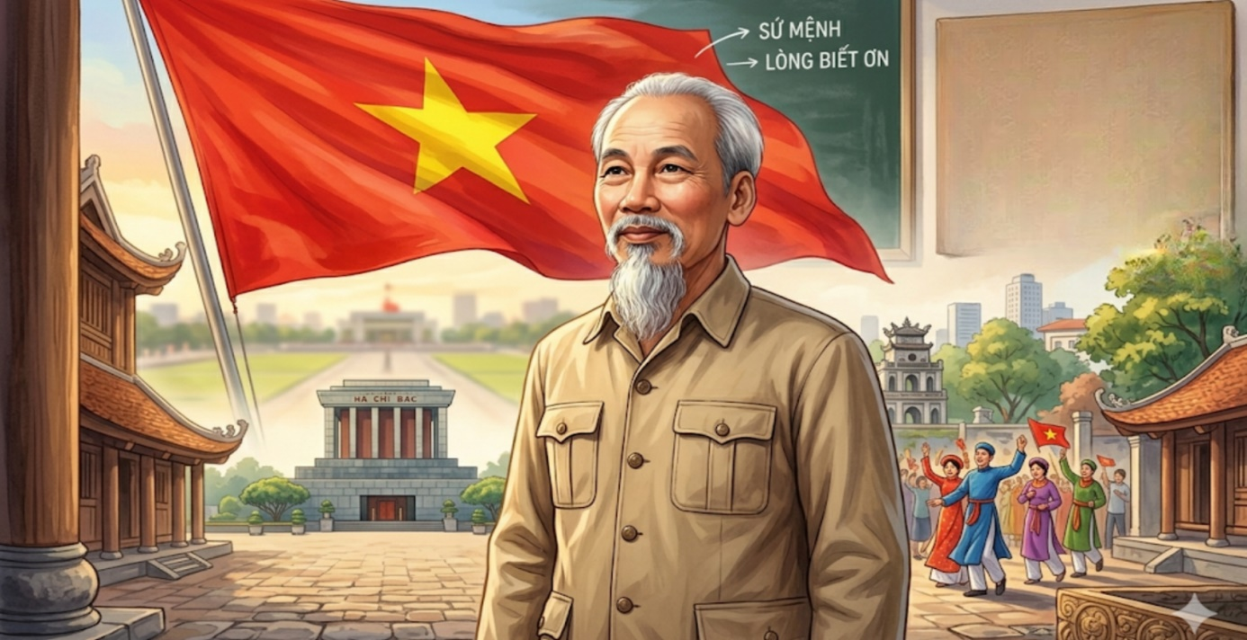 CHỦ TỊCH HỒ CHÍ MINH - VỊ LÃNH TỤ ĐÁNG KÍNH