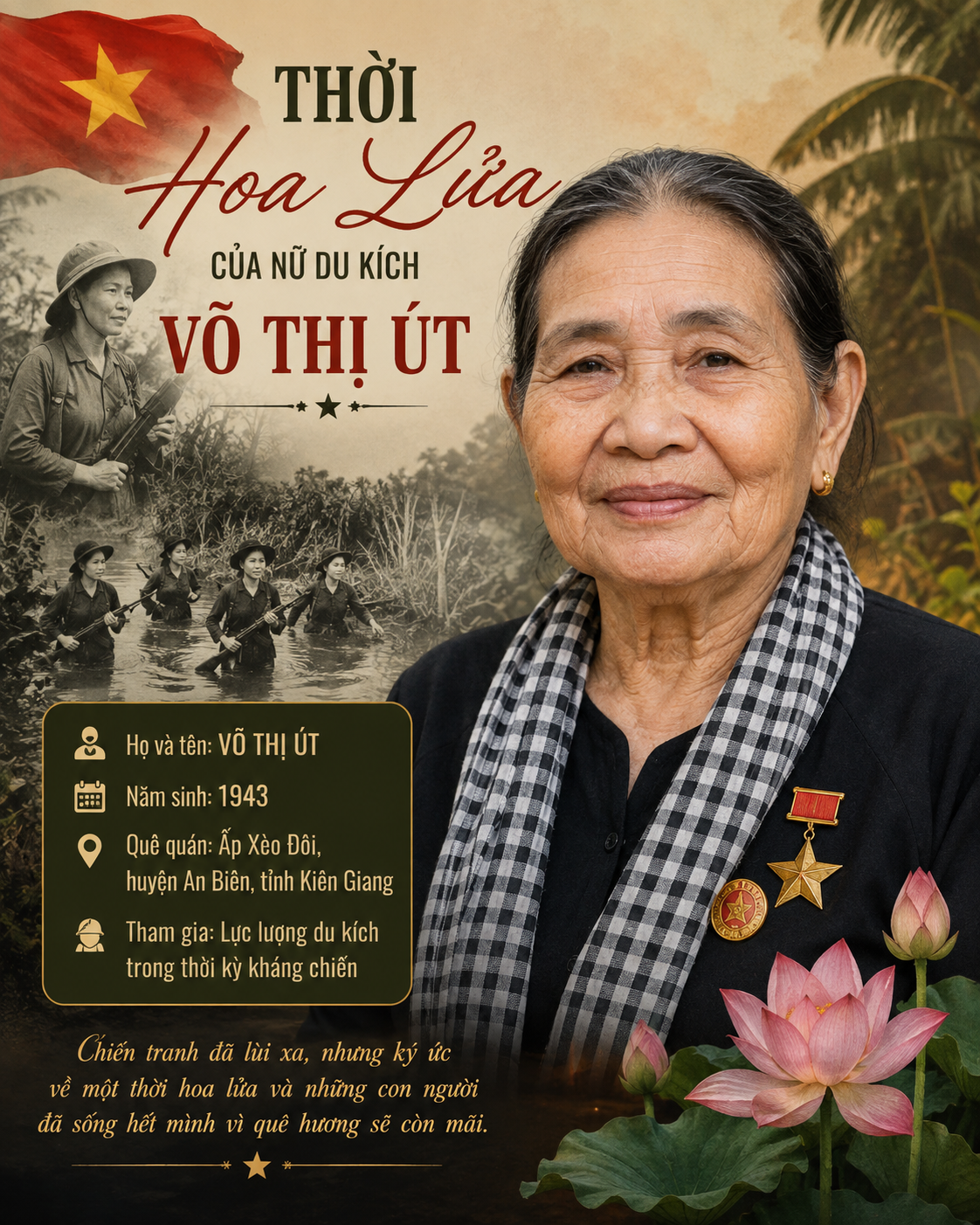 Thời Hoa Lửa của Nữ Du Kích”Võ Thị Út”
