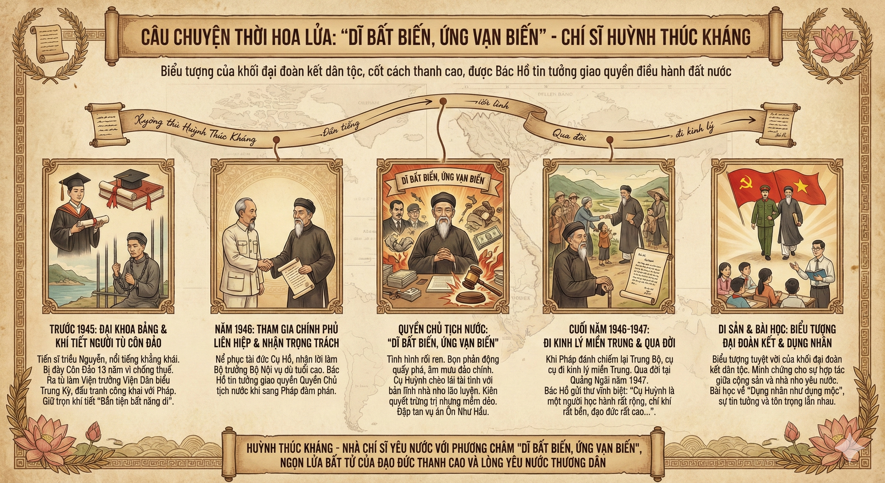 CÂU CHUYỆN THỜI HOA LỬA - Chí sĩ Huỳnh Thúc Kháng
