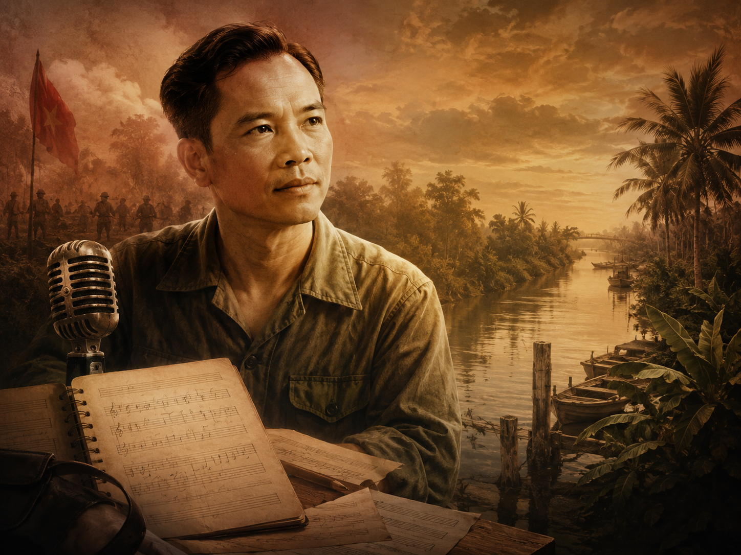Một bản nhạc dừng lại bên bờ kênh Ả Rặt