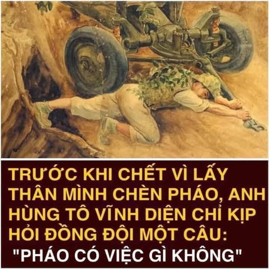 NGƯỜI CHIẾN SĨ LẤY THÂN MÌNH CHÈN PHÁO: TÔ VĨNH DIỆN
