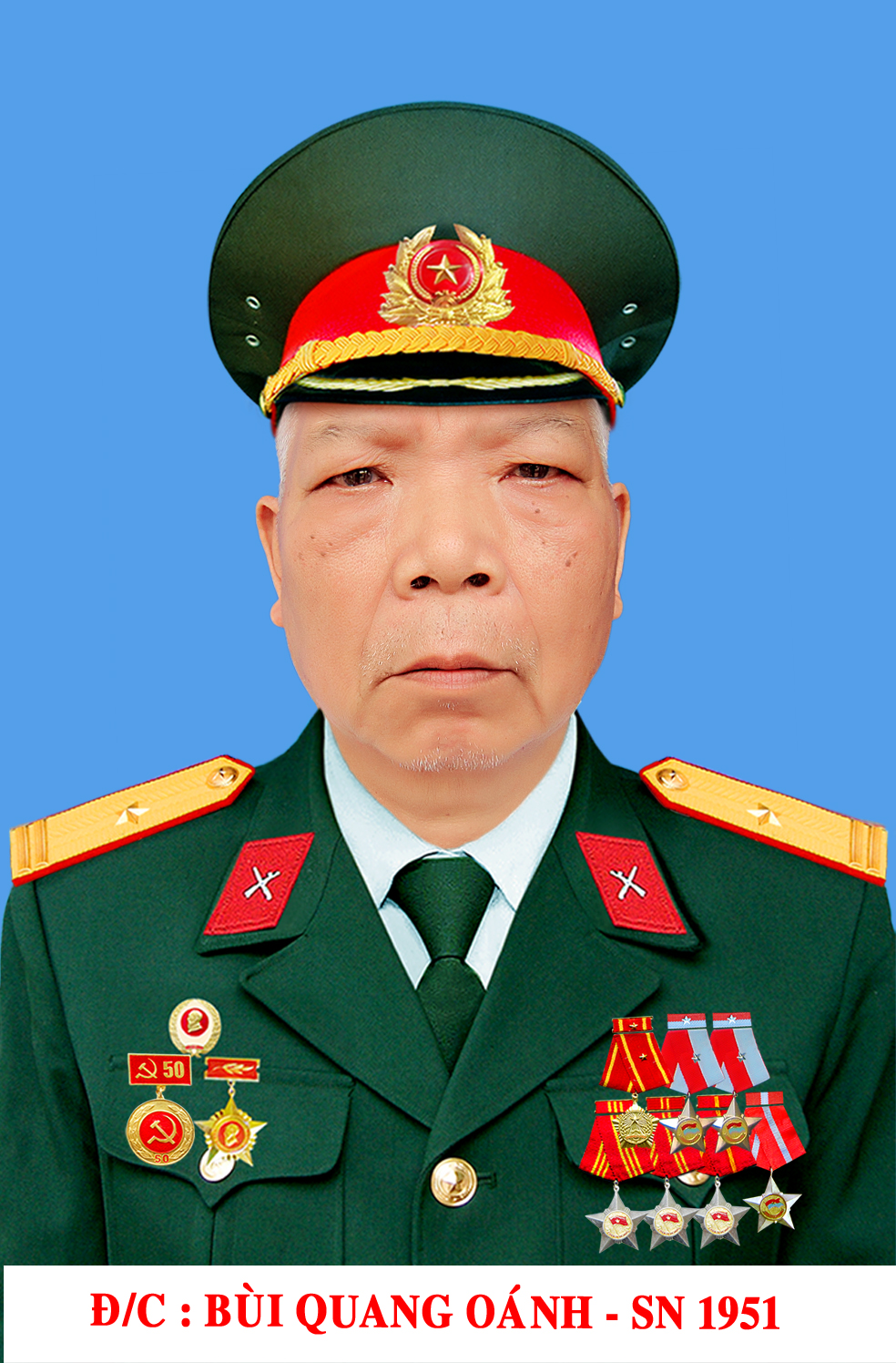Đồng chí Bùi Quang Oánh - chiến sĩ tham gia kháng chiến chống Mỹ bảo vệ Tổ quốc