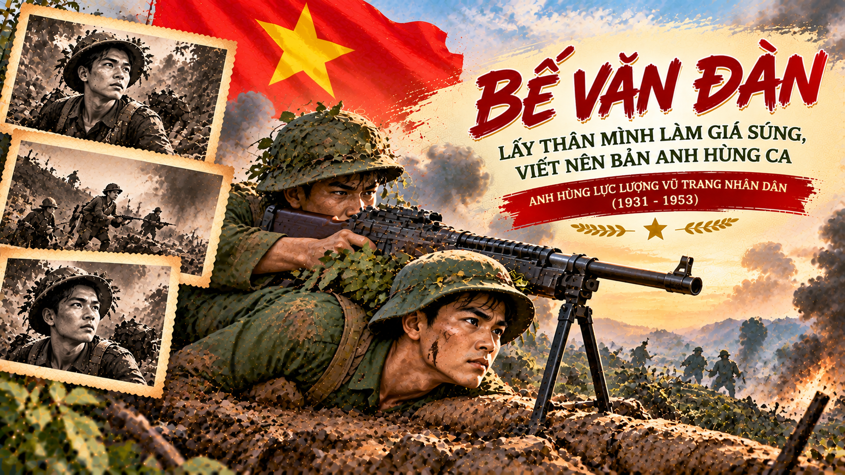 BẾ VĂN ĐÀN – LẤY THÂN MÌNH LÀM GIÁ SÚNG, VIẾT NÊN BẢN ANH HÙNG CA