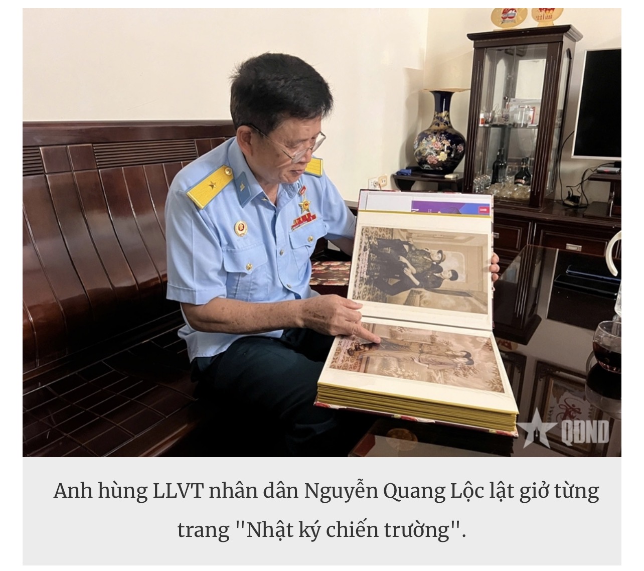 Anh hùng LLVT nhân dân Nguyễn Quang Lộc: Vững chí học tập, sáng ngời chiến công