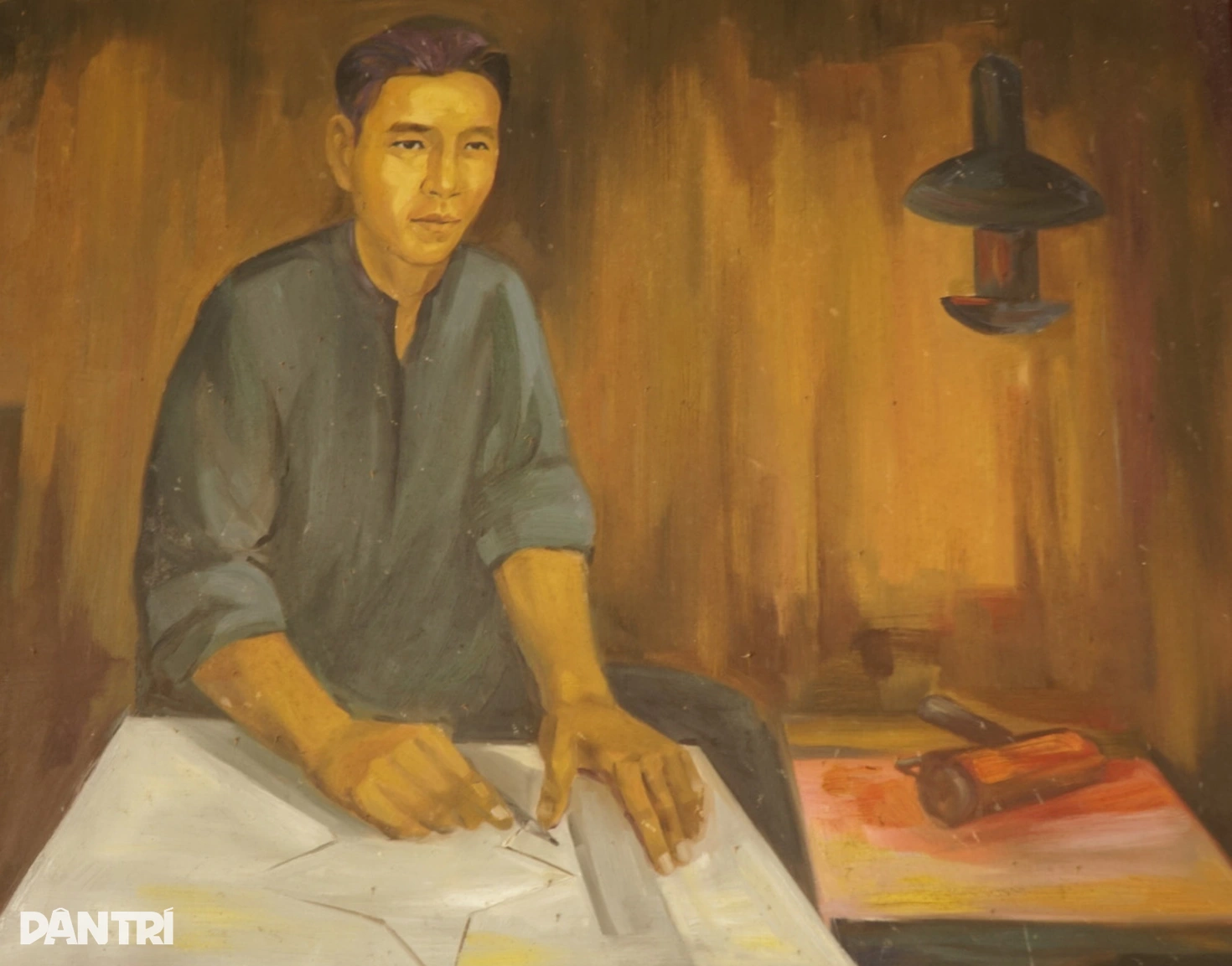 Người vẽ lá cờ đỏ sao vàng và câu thơ dự cảm "sáng tương lai"