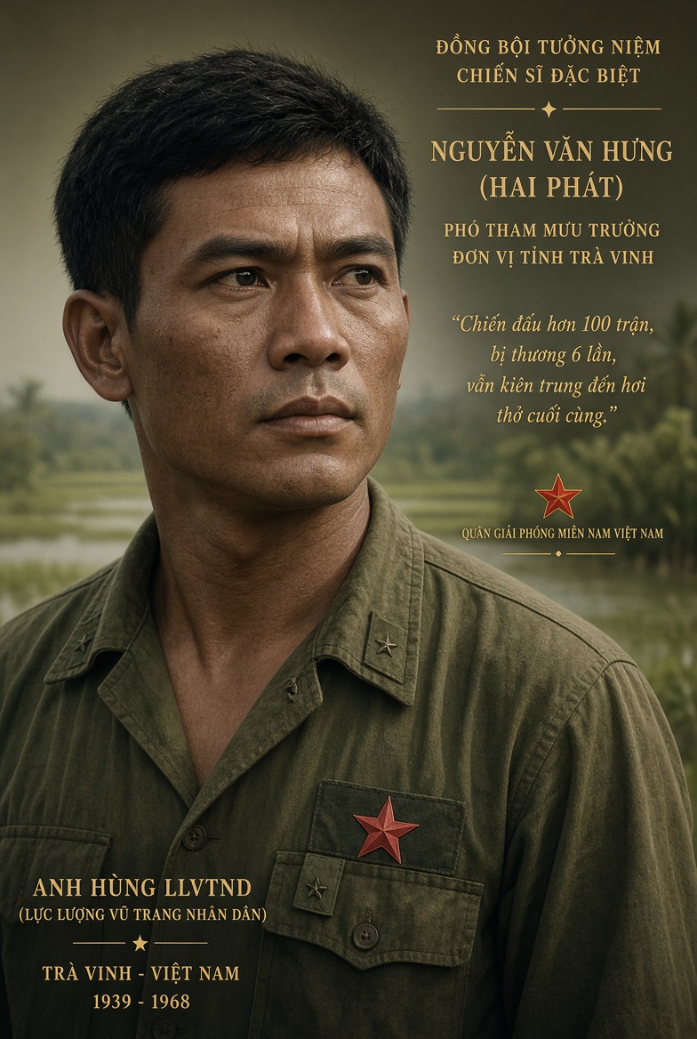 Anh Hùng Liệt Sĩ Nguyễn Văn Hưng (Hai Phát): Người Cán Bộ Tham Mưu Dũng Cảm Trên Chiến Trường Trà Vinh