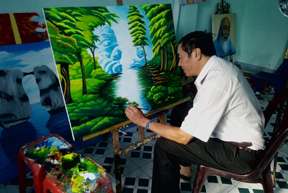 Người thương binh giàu nghị lực, tài hoa
