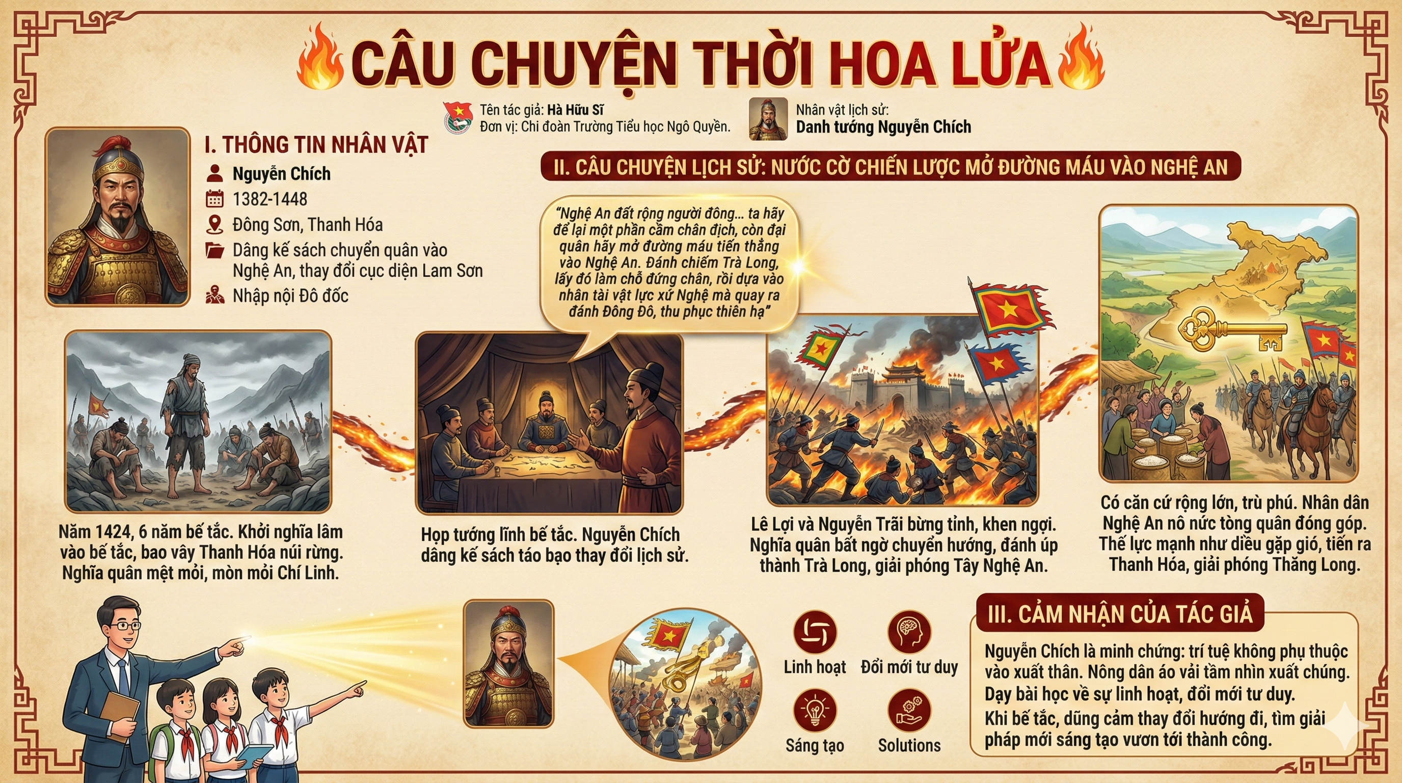 CÂU CHUYỆN THỜI HOA LỬA - Danh tướng Nguyễn Chích