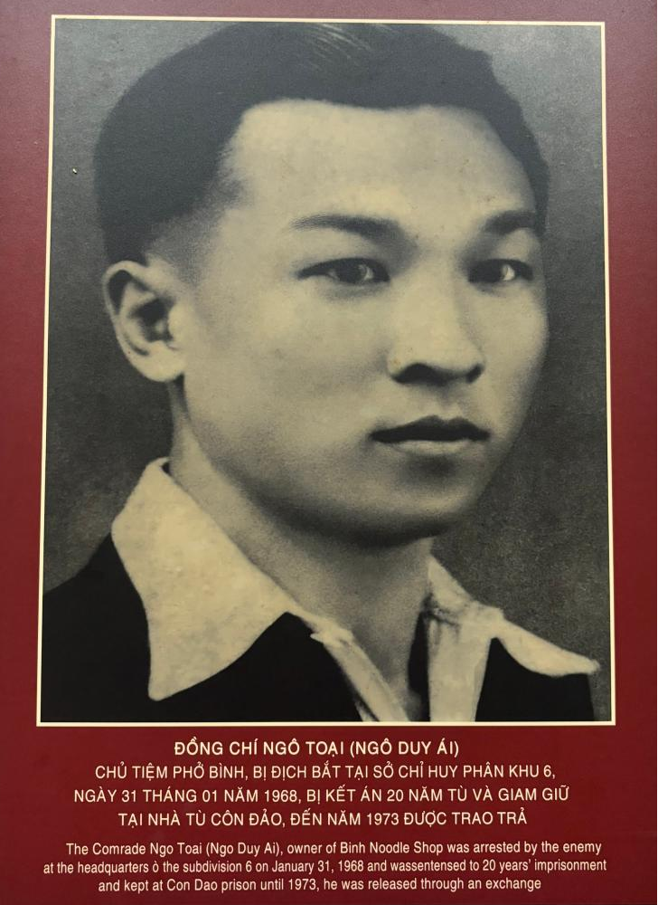 Đồng chí Ngô Toại chủ tiệm Phở Bình