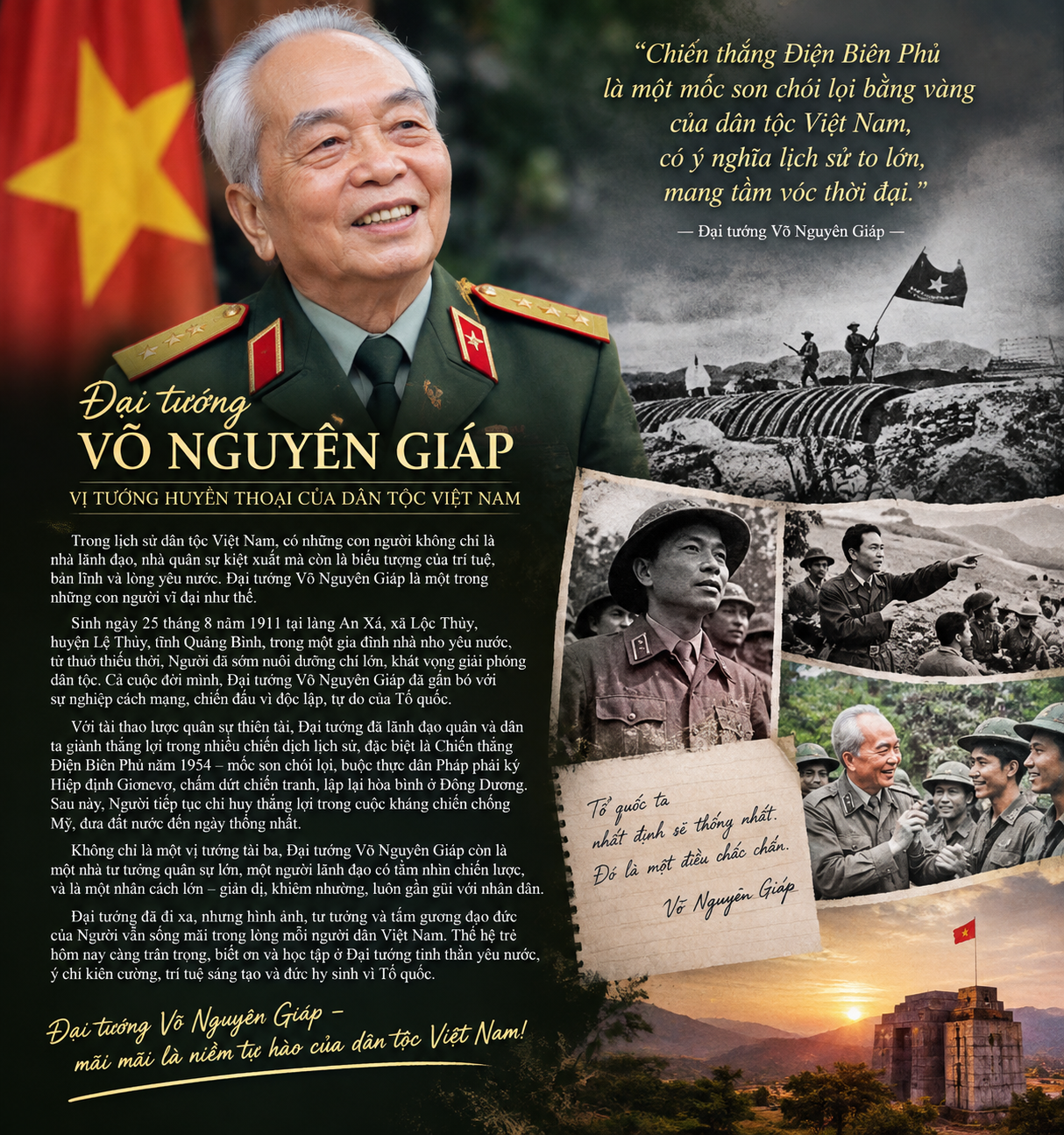 ĐẠI TƯỚNG VÕ NGUYÊN GIÁP – NGƯỜI GIỮ NGỌN LỬA ĐỘC LẬP TRONG TRÁI TIM DÂN TỘC