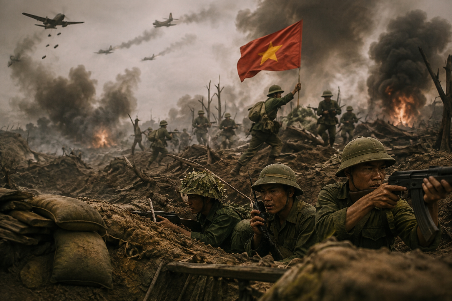 Một đêm trực bên bờ sông