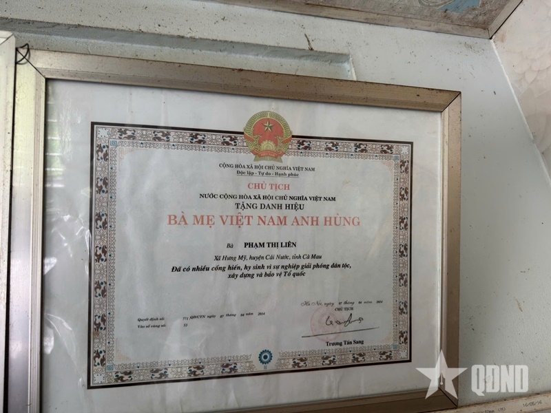 Bà mẹ Việt Nam anh hùng Phạm Thị Liên: Một đời kiên trung với Đảng