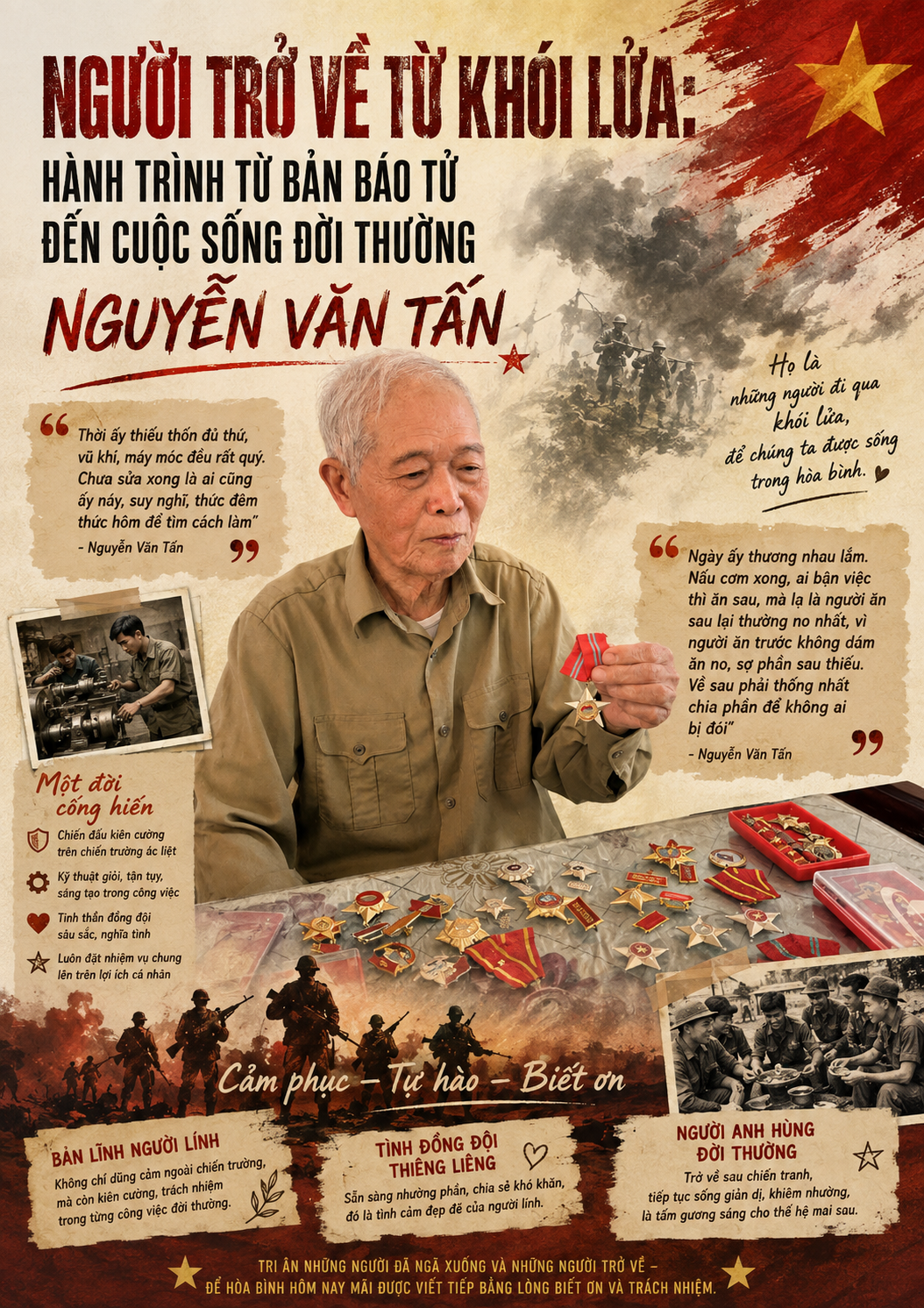 NGƯỜI TRỞ VỀ TỪ KHÓI LỬA: HÀNH TRÌNH TỪ BẢN BÁO TỬ ĐẾN CUỘC SỐNG ĐỜI THƯỜNG