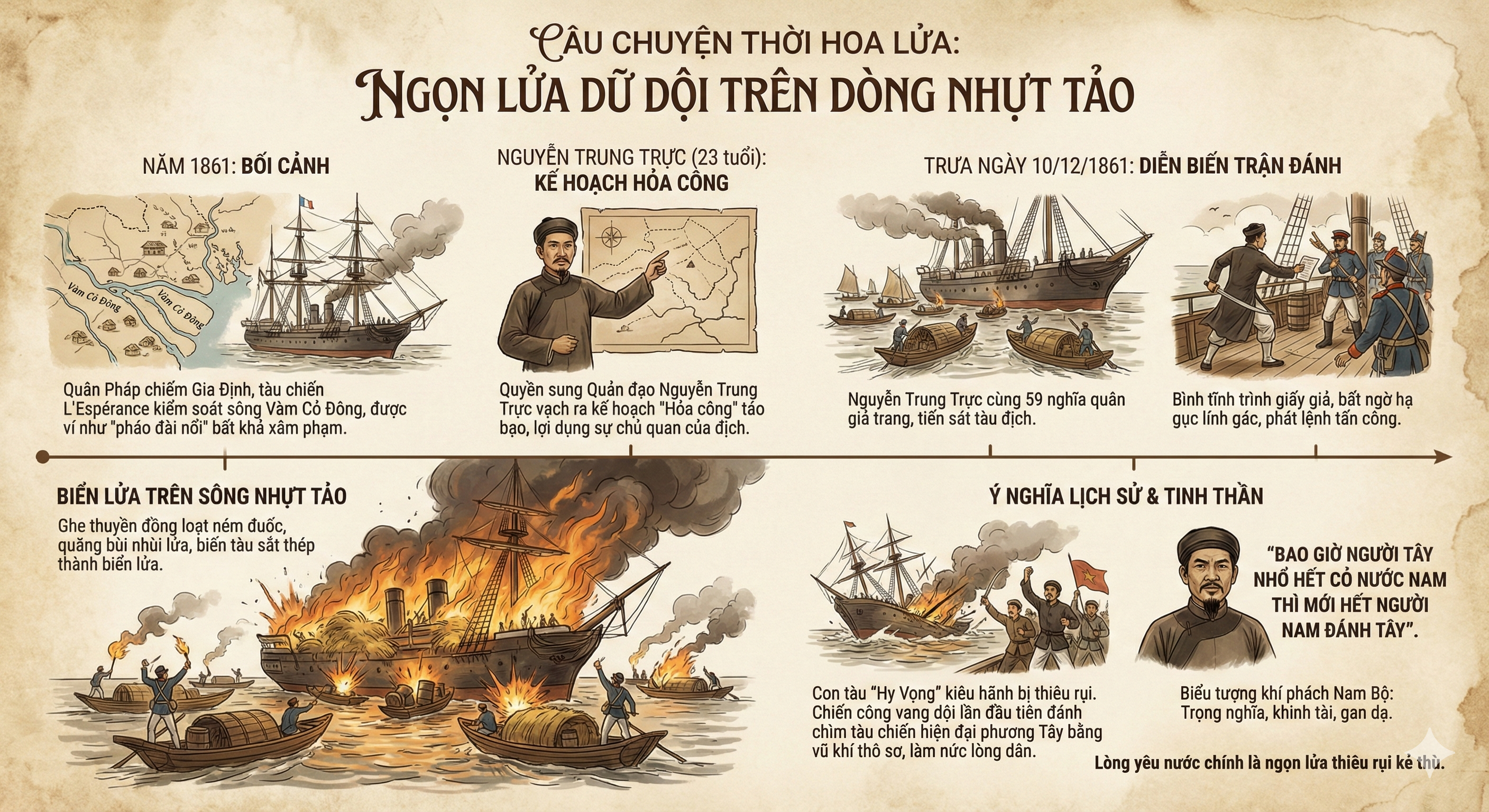 NGỌN LỬA DỮ DỘI TRÊN DÒNG NHỰT TẢO