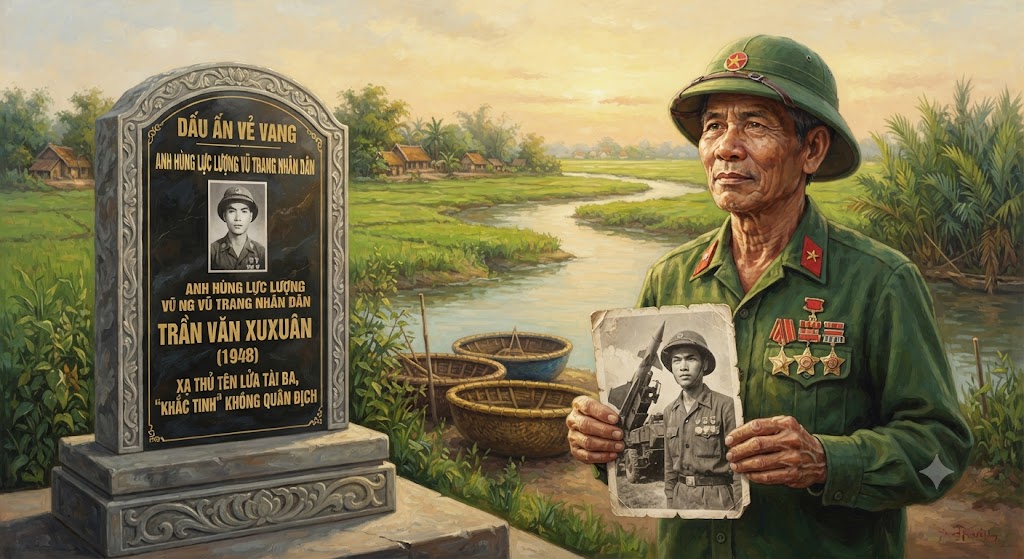 DẤU ẤN VẺ VANG: ANH HÙNG LỰC LƯỢNG VŨ TRANG NHÂN DÂN TRẦN VĂN XUÂN (1948) – XẠ THỦ TÊN LỬA TÀI BA, "KHẮC TINH" KHÔNG QUÂN ĐỊCH