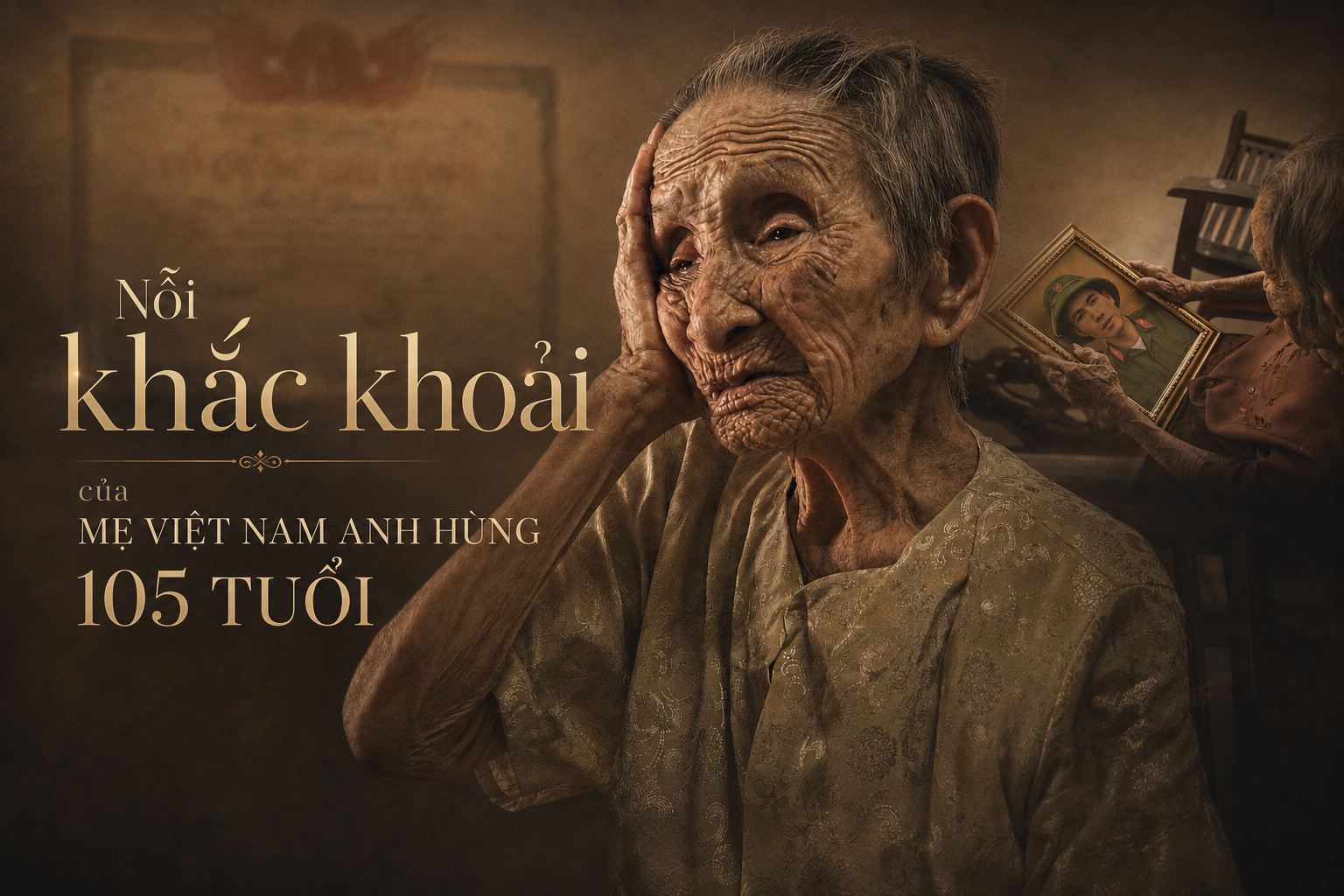 Nỗi khắc khoải của Mẹ Việt Nam anh hùng 105 tuổi bên ngôi mộ gió của con liệt sĩ