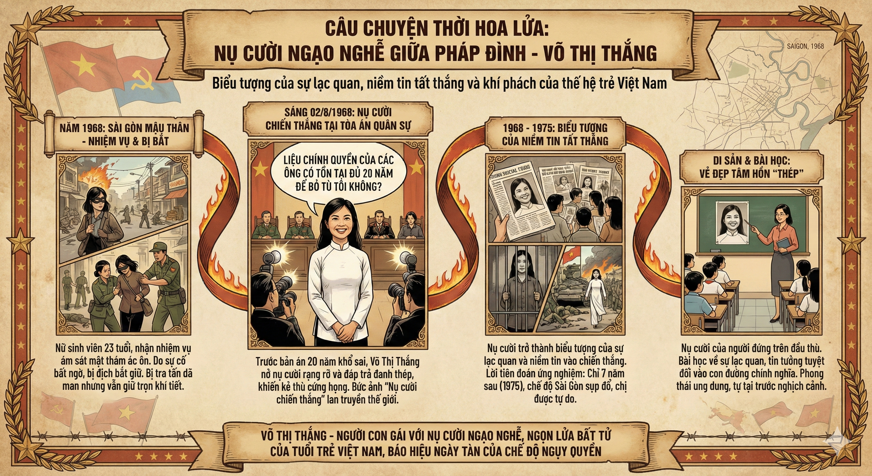 CÂU CHUYỆN THỜI HOA LỬA - NỮ ANH HÙNG VÕ THỊ THẮNG