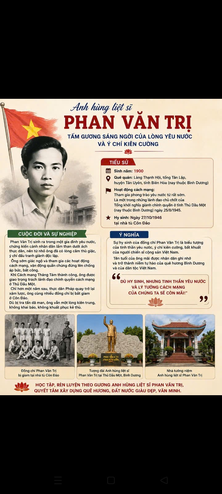 Anh hùng liệt sĩ Phan Văn Trị