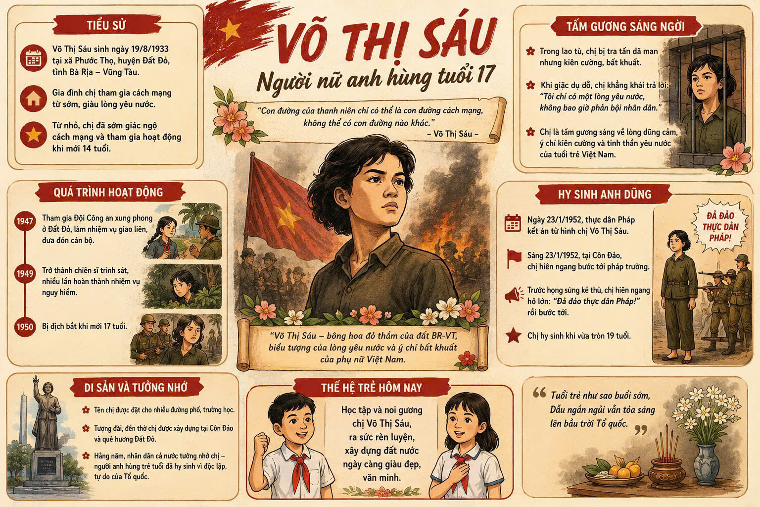 Võ Thị Sáu người nữ anh hùng tuổi 17