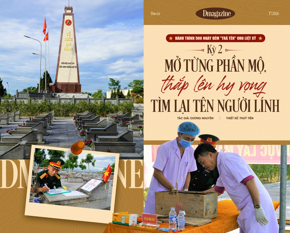 KÝ SỰ KỲ 2 -  MỞ TỪNG PHẦN MỘ, THẮP LÊN HY VỌNG TÌM LẠI TÊN NGƯỜI LÍNH